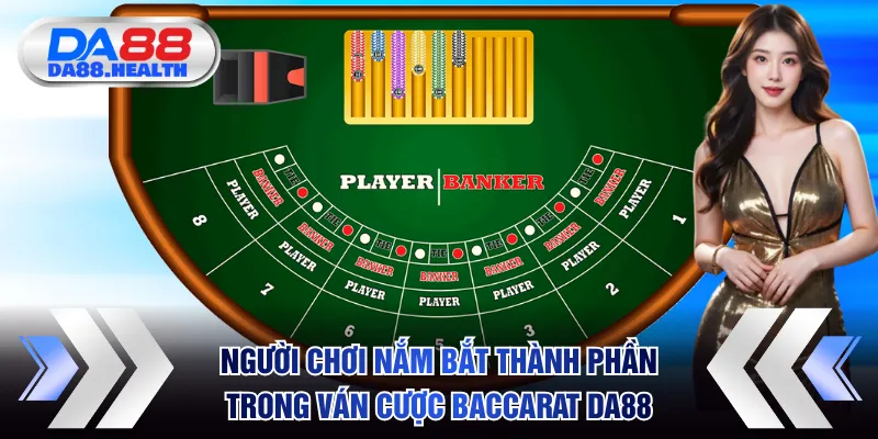Người chơi nắm bắt thành phần trong ván cược Baccarat DA88